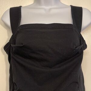 Women's Postpartum Maternity Baby Black Carrier Tank Top Size XL EUC #CA-2426